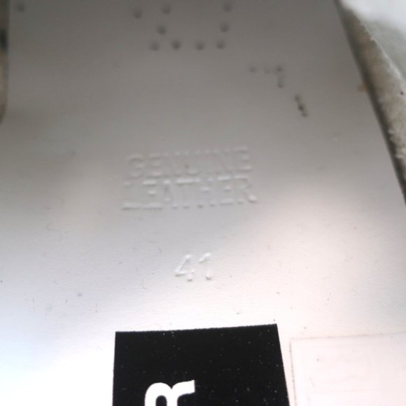 GOLDEN GOOSE SUPERSTAR GLITTER STAR SNEAKERS WHITE/PURPLE LEATHER SIZE 41 - Picture 10 of 11